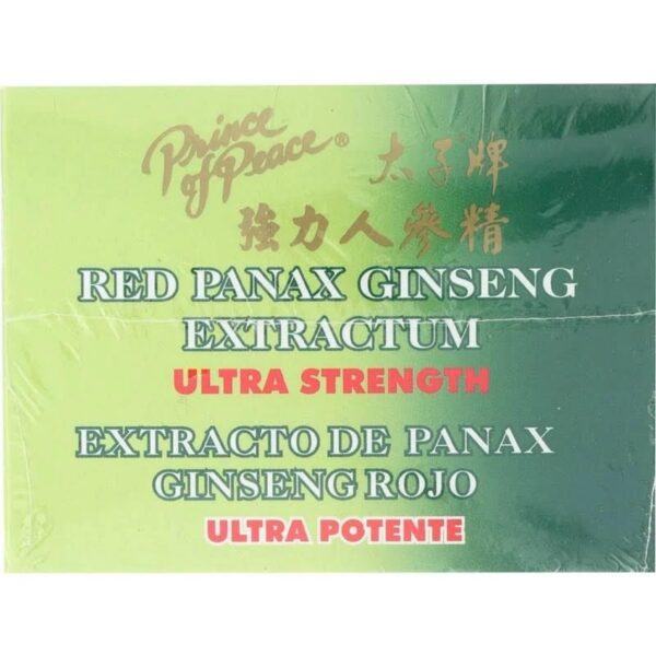 Botellas ginseng adaptógeno Prince of Peace