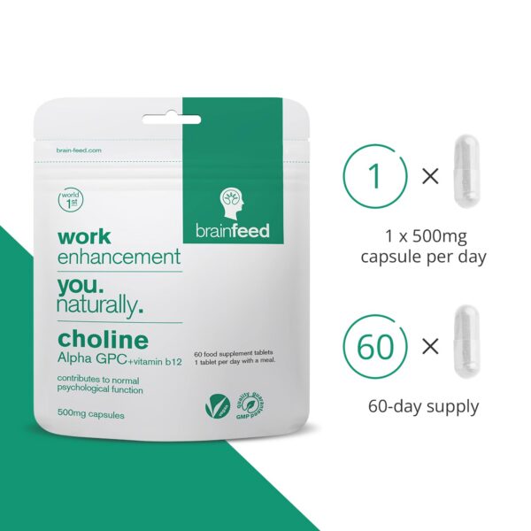 Frasco Alpha GPC 60 cápsulas