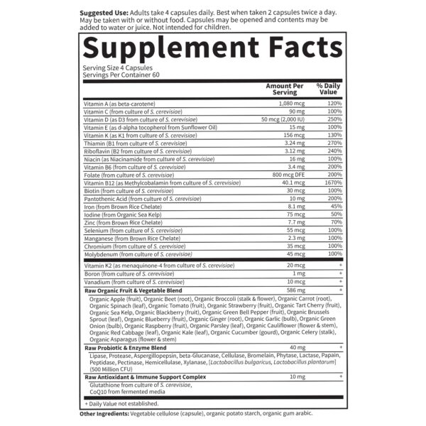 Version 1.0.0 Bottle Garden of Life multivitamínico para mujeres activas