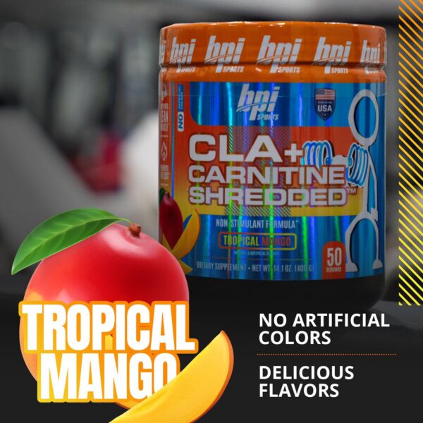 BPI Sports CLA Carnitina suplemento deportivo mango tropical