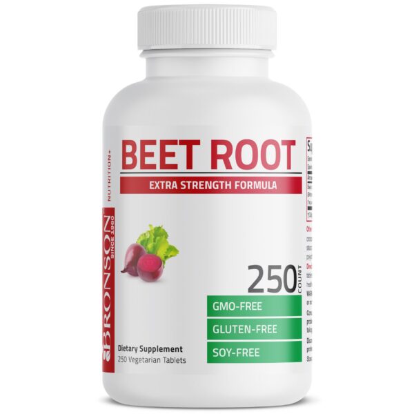 Version 1.0.0 Frasco Bronson Beet Root Extra Strength en estante