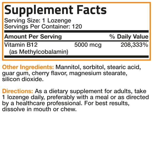 Bronson Methyl B12 5000 mcg en estante