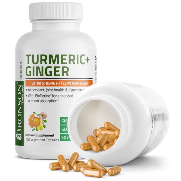 Bronson suplemento cúrcuma con BioPerine para nutrientes