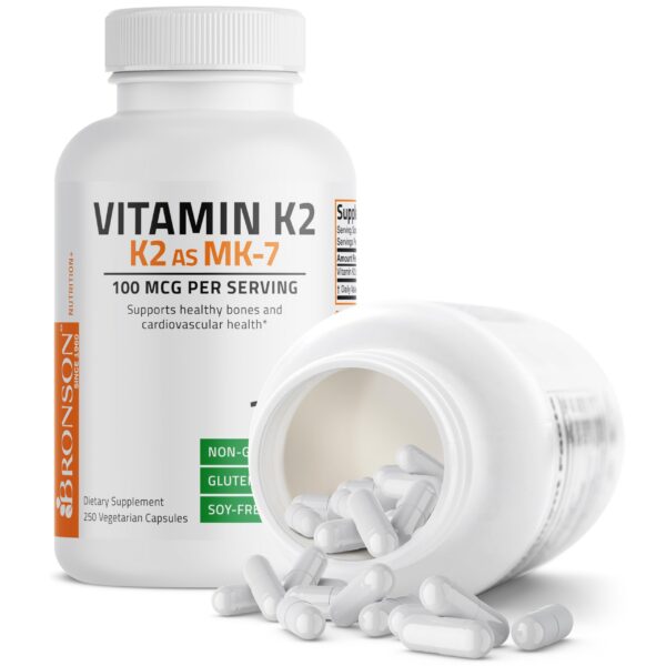 Cápsulas de Bronson K2 MK-7