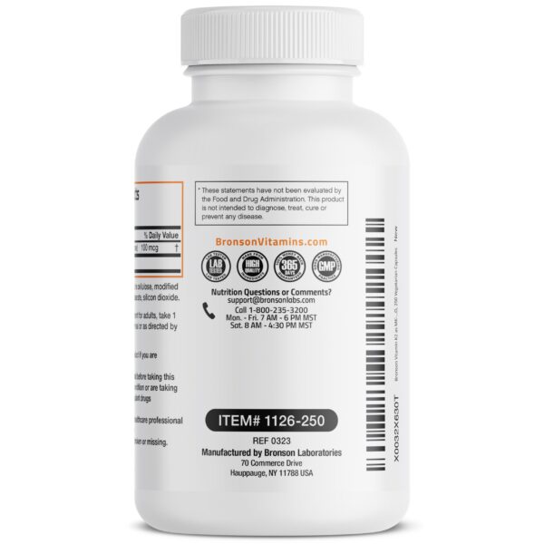 Bronson K2 MK-7 información de producto