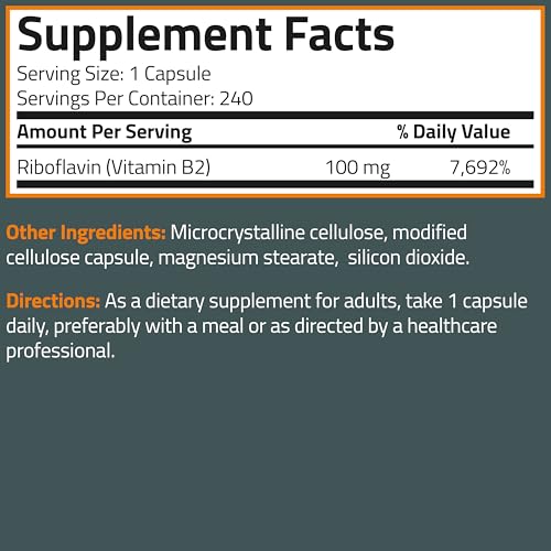 Version 1.0.0 Bronson Vitamina B2 240 unidades no transgénica