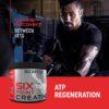 Frasco Bucked Up Six Point Creatine en fondo blanco