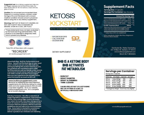 Frente de la etiqueta
