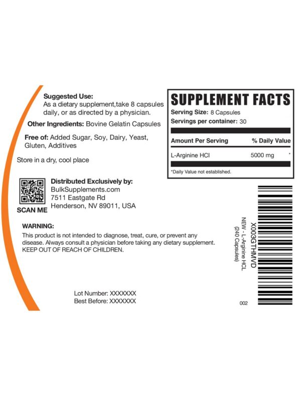 Version 1.0.0 Frasco con 240 cápsulas y etiqueta