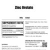 Version 1.0.0 Empaque y caja BulkSupplements zinc orotate