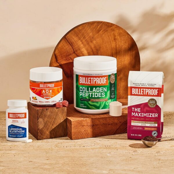 Vista lateral de Bulletproof Liposomal Glutathione Force