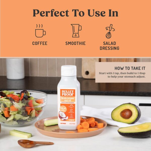 Tapa y etiqueta Bulletproof MCT Oil