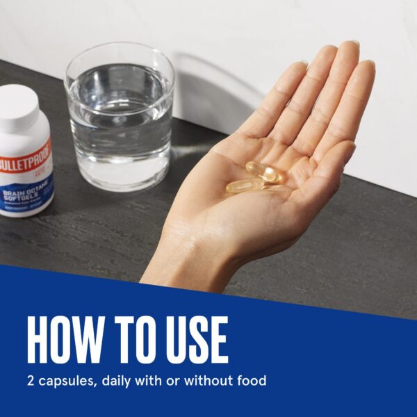 Frasco Bulletproof Brain Octane en estante