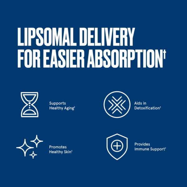 Etiquetas de ingredientes Bulletproof Liposomal Glutathione