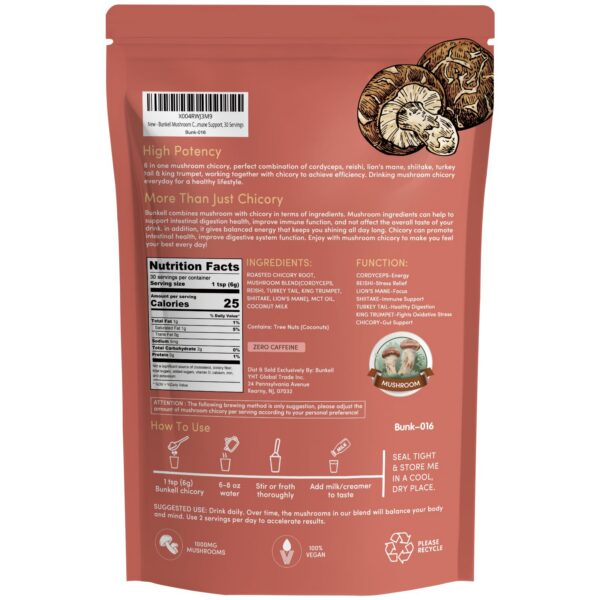 Bunkell Mushroom Chicory envase completo