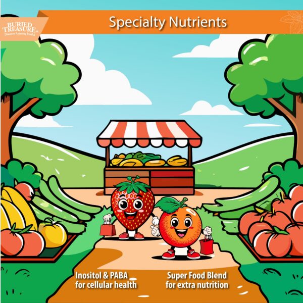 Tablet de muestra multivitamínico Buried Treasure niños