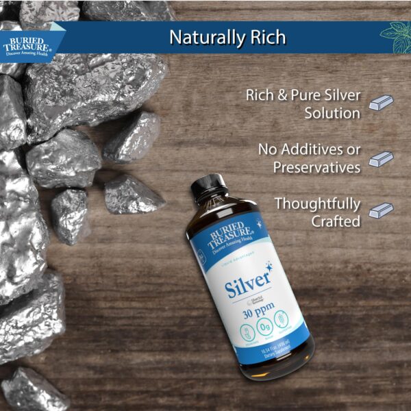Buried Treasure nano plata líquida segura para uso diario