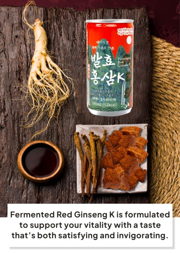 Caja bebida ginseng rojo coreano y chaga siberiano Naturecell
