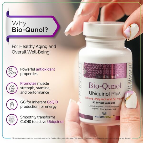 Caja de BioQuinol Ubiquinol CoQ10