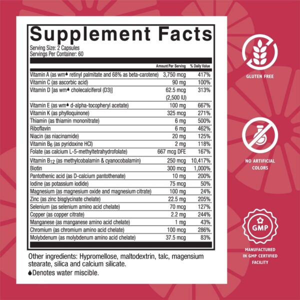 Version 1.0.0 Caja Celebrate Vitamins Multi ADEK para cirugía duodenal switch