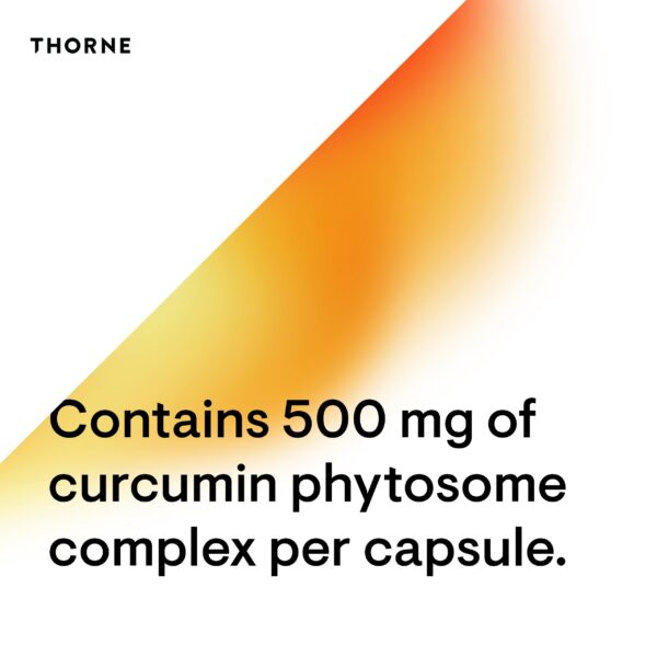 Caja embalaje THORNE suplemento curcumina alta absorción