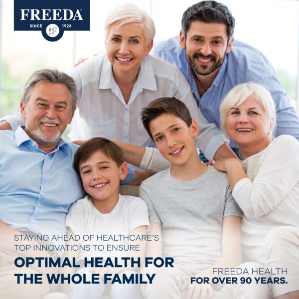 Ventana empaque Freeda polvo vitamina C 5 onzas