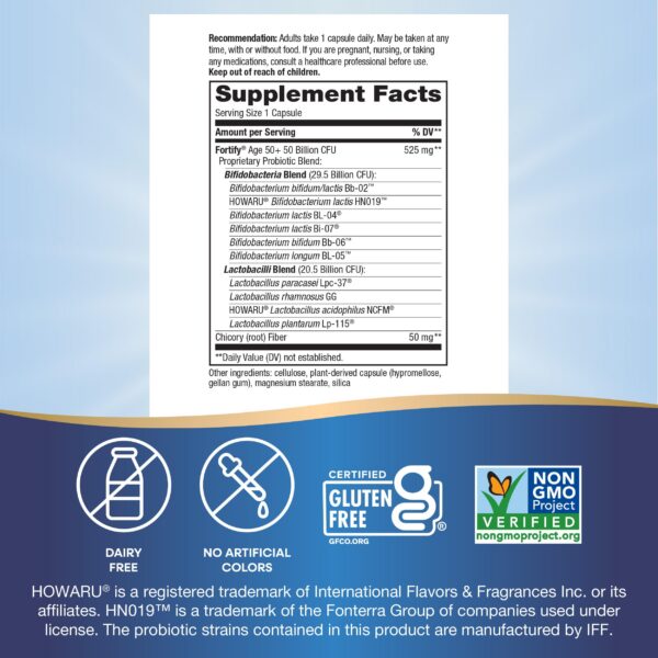 Caja exterior Nature’s Way Fortify probiótico 30 cápsulas