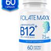 Caja externa FolateMaxx suplemento B complejo metilado