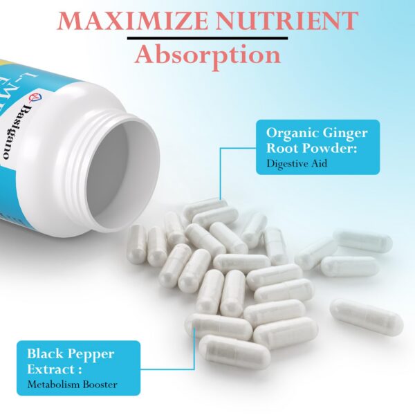 Caja fechada Basigano cápsulas L-metilfolato