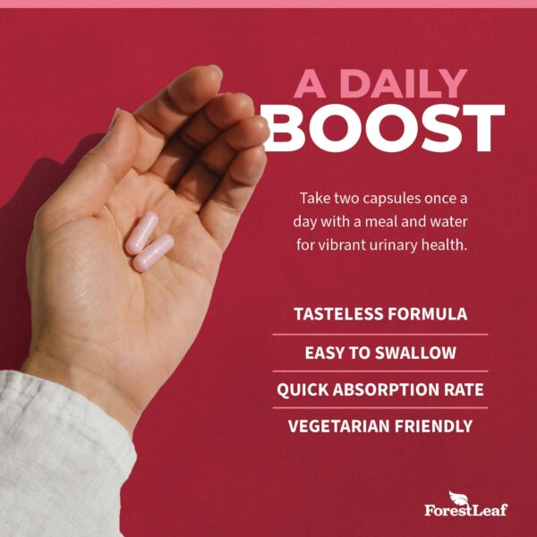 Caja ForestLeaf D Mannose suplemento natural para la vejiga