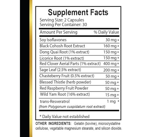 Caja y frascos de suplemento menopausia Olanta Trade Solution