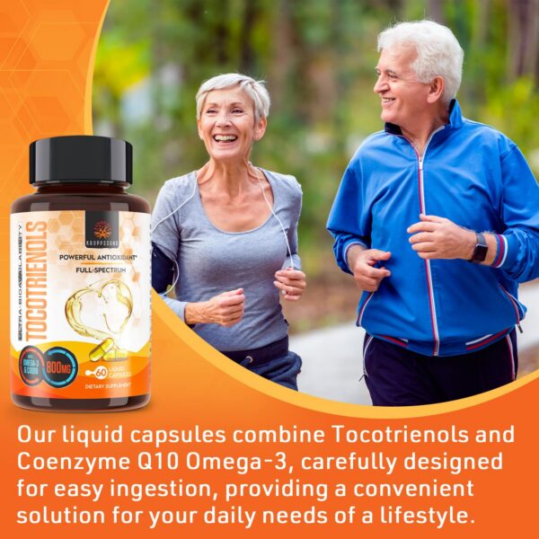 Caja Kroppssund tocotrienoles 800 mg vitamina E 120 cápsulas