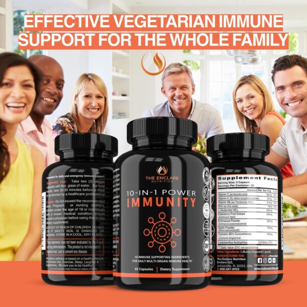 Version 1.0.0 Caja lateral suplemento inmunológico THE ENCLARE NUTRITION