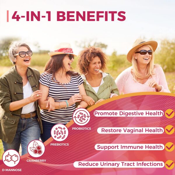 Caja lateral ZEBORA probióticos para mujeres 45 sobres