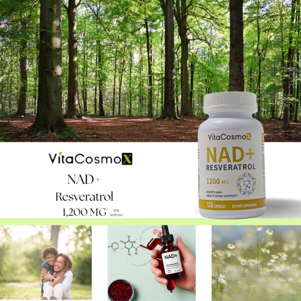 Caja VitaCosmoX NAD+ Resveratrol