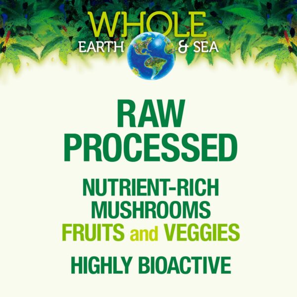 Súper hongo natural factors empaque trasero con información