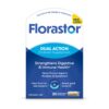 Caja detallada del paquete Florastor probióticos mejora digestión y defensa