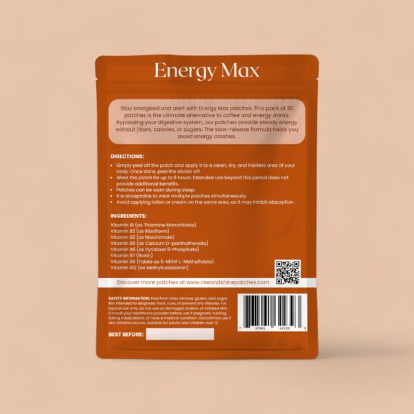 Caja de parches EnergyMax con diseño transparente