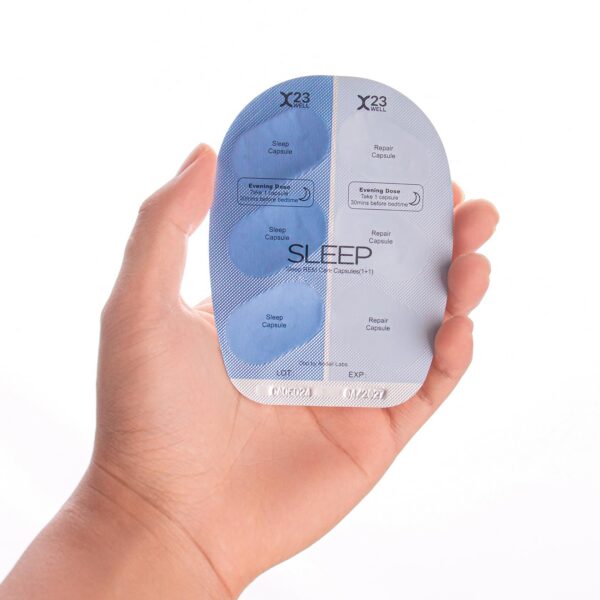 Version 1.0.0 Caja de Sleep WELL con 12 cápsulas para mejorar el sueño