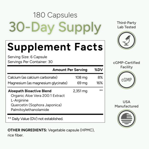 Caja del suplemento ALOEPATH salud urinaria