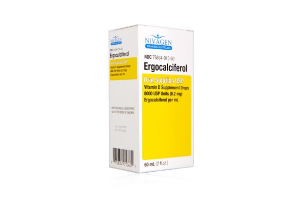 Version 1.0.0 Frente de envase de Vitamina D2/D3