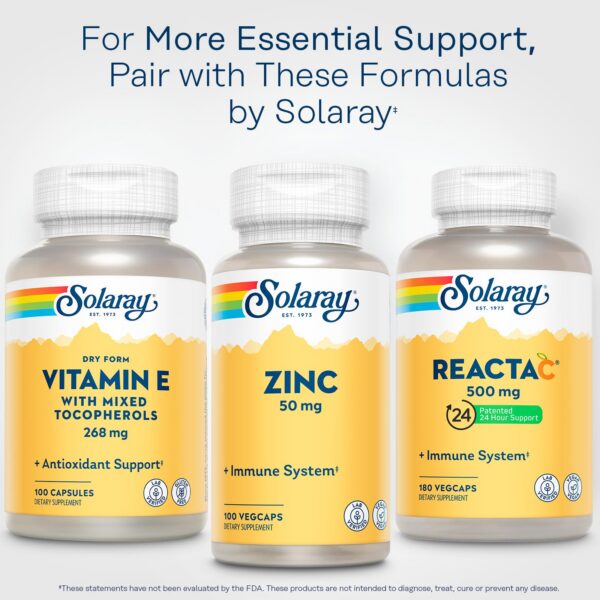 Version 1.0.0 Caja suplemento Solaray vitamina E 400 IU polvo seco antioxidante