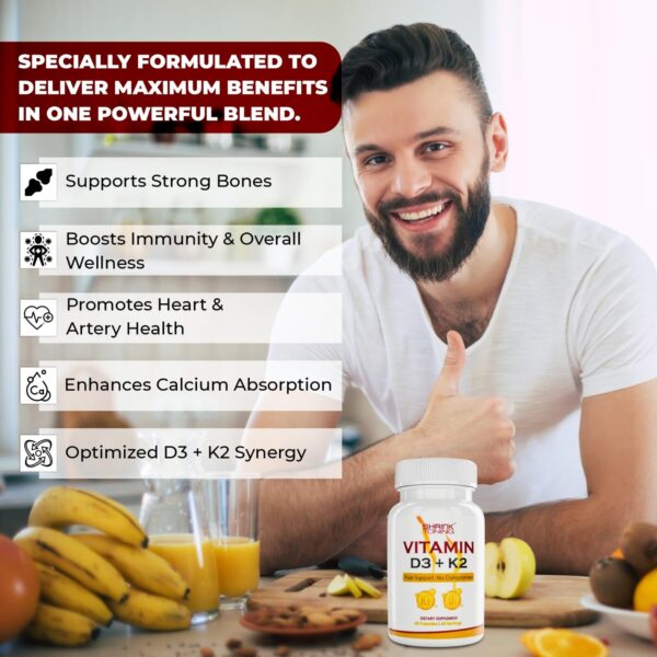 Caja de suplementos shrink D3 + K2