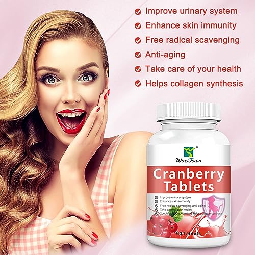 Caja de tabletas Wins Town arándano rojo 60 unidades