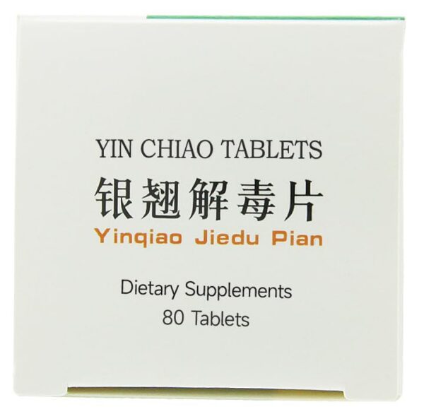 Caja Yin Chiao suplemento herbal tradicional