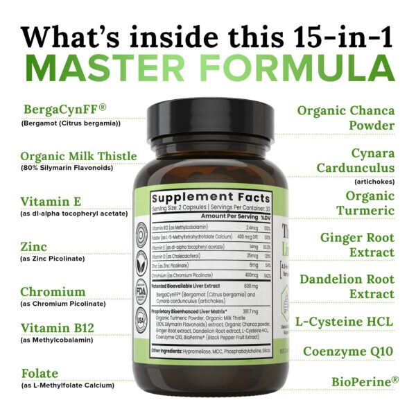 Caja Zen Nutrients Vitamina Diaria para Hígado