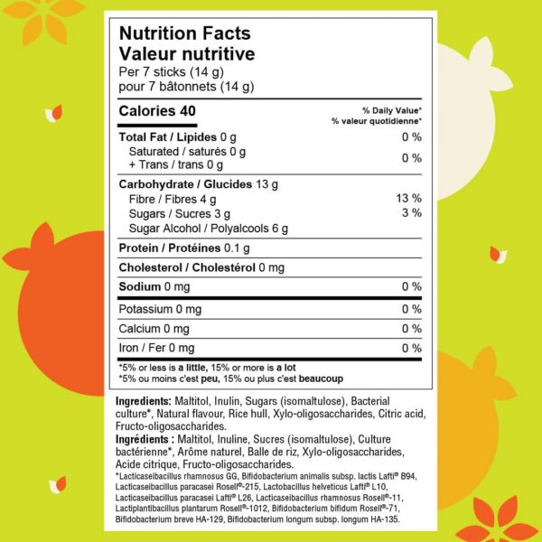 Cajas sabor fresa y limón Herbaland YumBiotic polvos probióticos