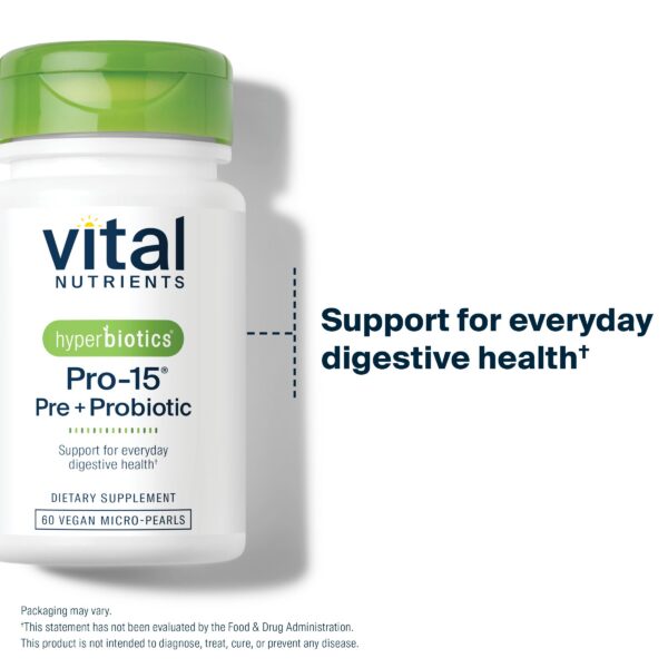 Cajas del suplemento probiótico Hyperbiotics Vital Nutrients Pro-15