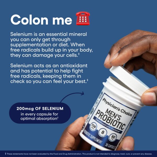 Calidad y control de Physician's Choice probióticos para hombres