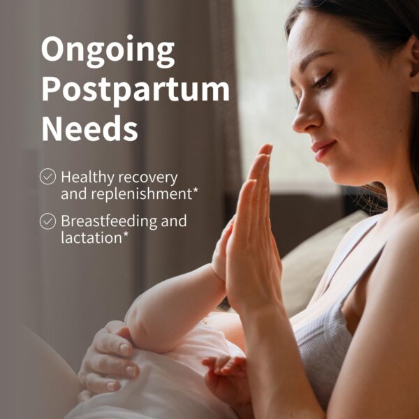 Detrás de caja Nourished Mama vitaminas prenatal vegano